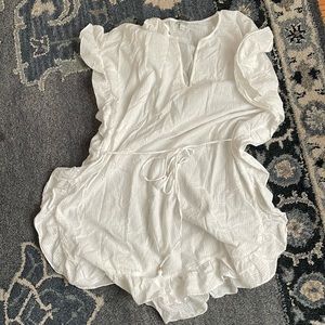 Jcrew white coverup